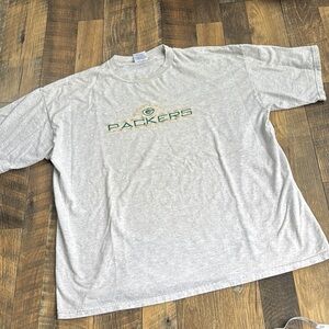 VINTAGE | 2xl Green Bay Packers Gray T-Shirt